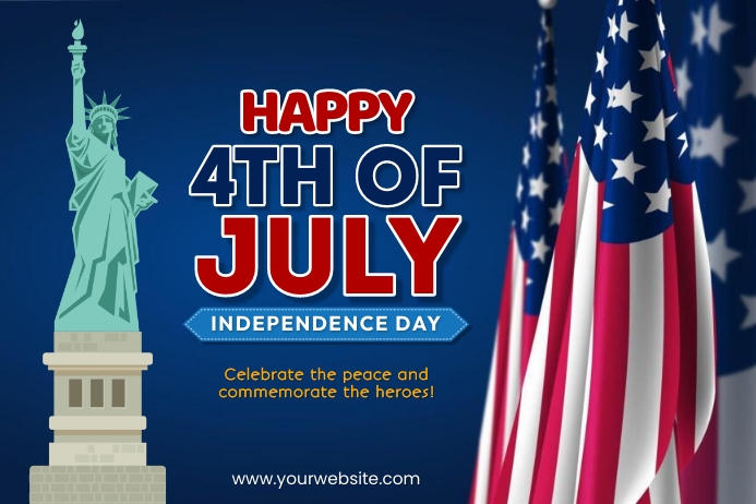 4th of July - Independence Day Template | PosterMyWall