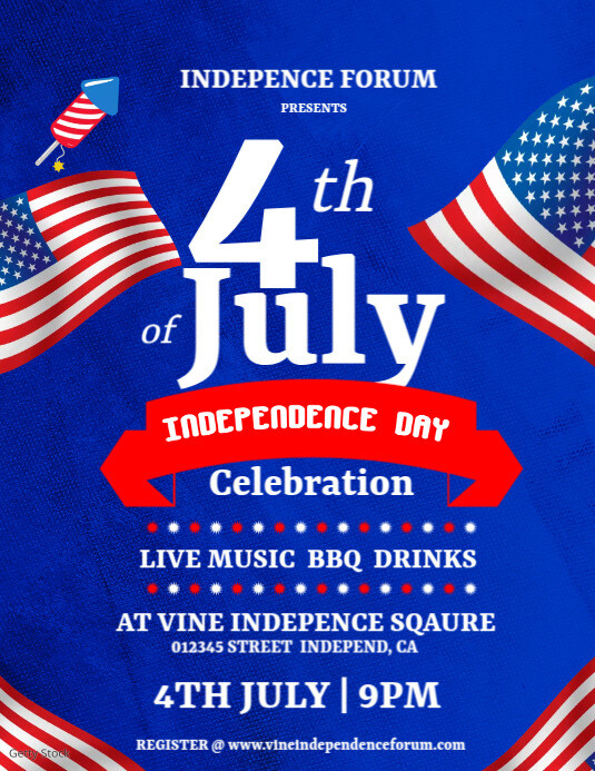 Copy of 4th of July Independence Day Flyer | PosterMyWall