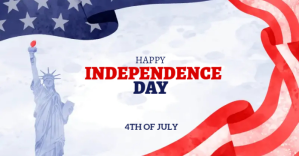 4th of july independence day flyer template Facebook Ad