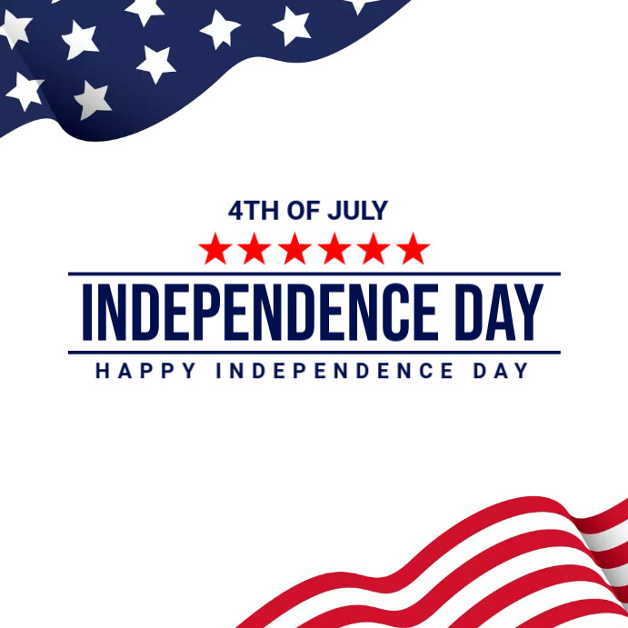Copy of 4th of July independence day flyer template | PosterMyWall