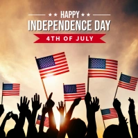 4th of July Independence Day of USA template