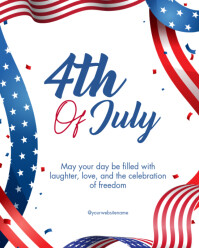 4th Of July Instagram Portrait template