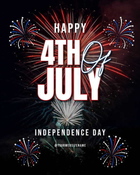 4th Of July Instagram Portrait template