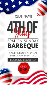 4th of july Instagram story template