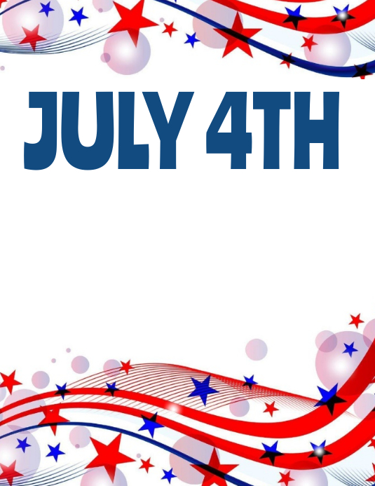 4th Of July Template Free - Printable Templates