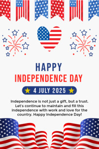4th Of July Poster template