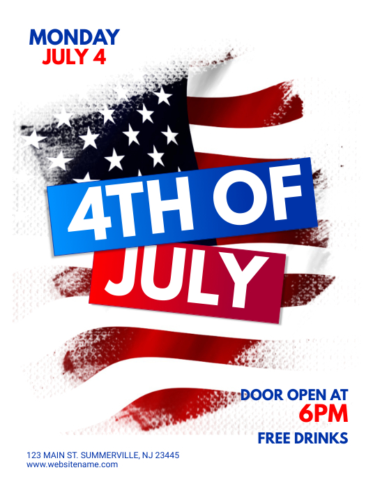 4th of July Flyer Template PosterMyWall 4th of July Flyer Template PosterMyWall
