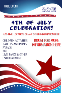 free 4th of july flyer templates