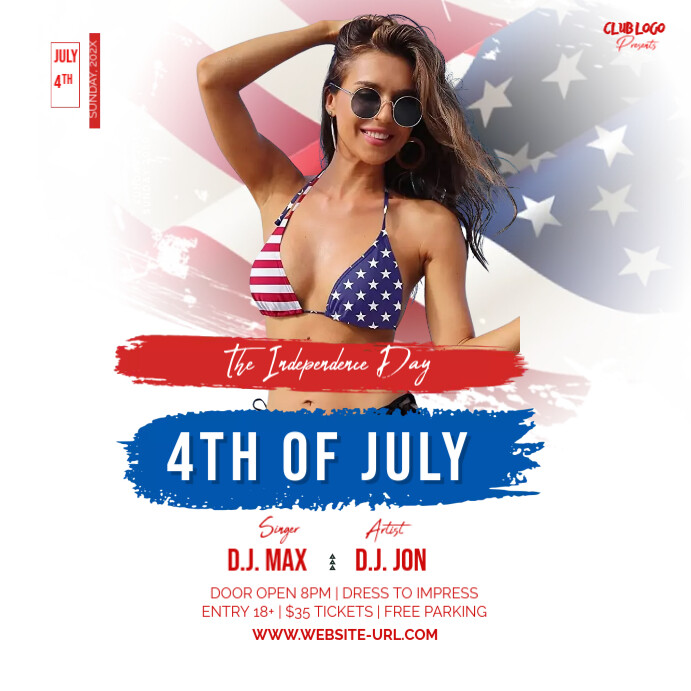4th of July Sale Template PosterMyWall