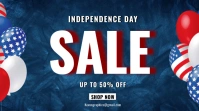 4th of July sale Publicación de Twitter template