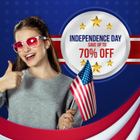 4th Of July Sale Logo template