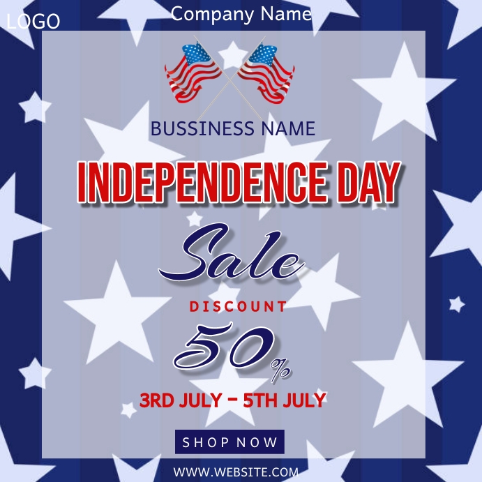 4th of July sale Template PosterMyWall 4th of July sale Template PosterMyWall