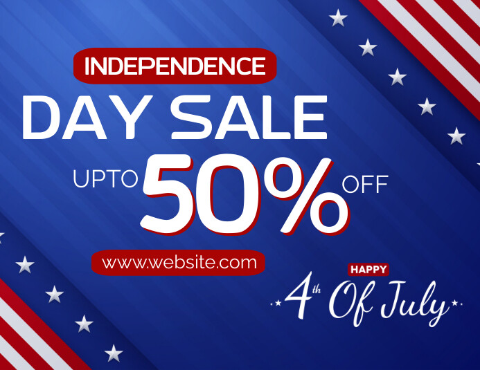 4th of July Sale Template PosterMyWall