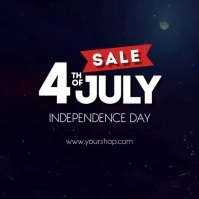 4th of july sale video Insta ad Social media Сообщение Instagram template