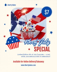 4th of July Special Instagram Portrait template