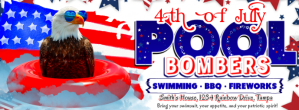4th of July Splash Bash! Facebook Cover Photo template