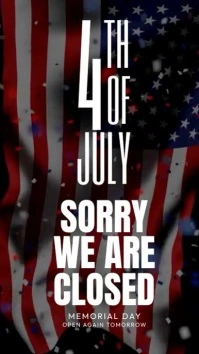 4th Of July Template Instagram Story