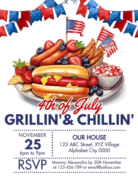 4th of July Template PosterMyWall
