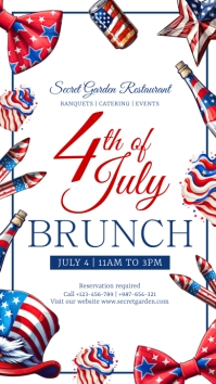 4th of July Template Instagram Story