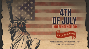 4th of July Twitter Post Design Wpis na Twittera template