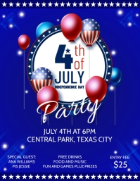 4th of July, Independence Day Flyer Template | PosterMyWall