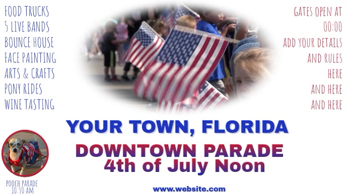 4th Of July Video Ad Template Postermywall