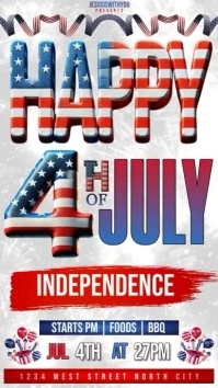 4TH OF JULY VIDEO DESIGN TEMPLATE Umbukiso Wedijithali (9:16)