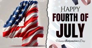 Hvid Fourth of July Facebook Shared Image Template