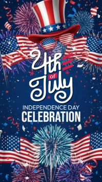 4th of July wish История на Instagram template