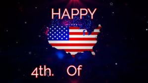 4TH. OF JULY VIDEO CHEER Цифровой дисплей (16 : 9) template