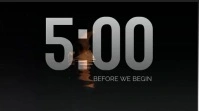 5 MINUTE COUNTDOWN TIMER Digital Display (16:9) template