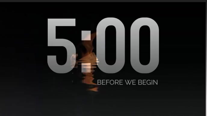 5 MINUTE COUNTDOWN TIMER Template | PosterMyWall