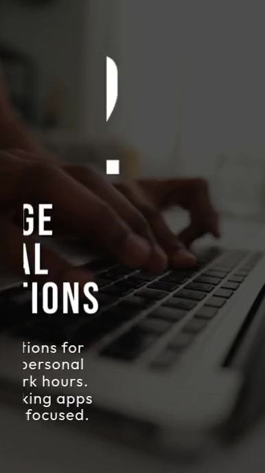 5 Tips Work From Home Reel do Instagram template