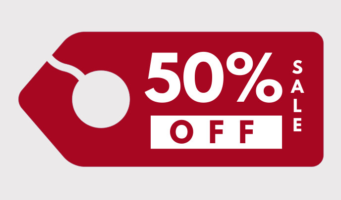50% Off Sale Template | PosterMyWall