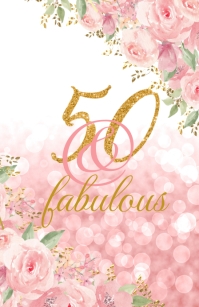Fabulous 50 Template PosterMyWall