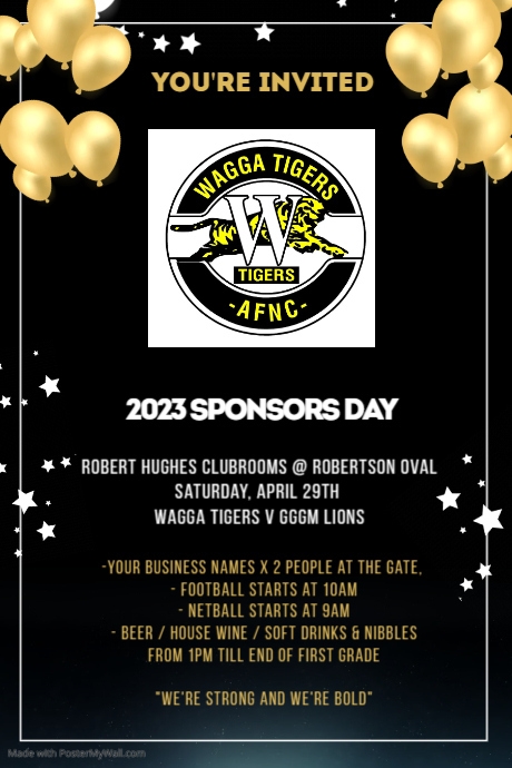 Copy of Sponsors Day Invite | PosterMyWall