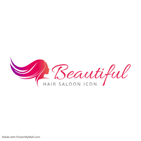 hair saloon icon logo colorful logo 2022