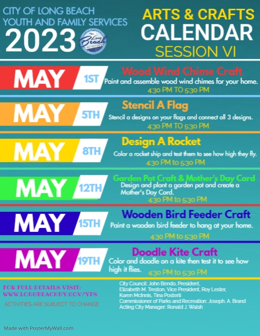 SCHEDULE (1) | PosterMyWall
