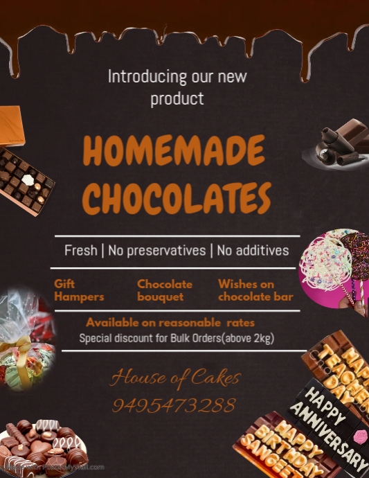 Copy of chocolate flyers, world chocolate day | PosterMyWall