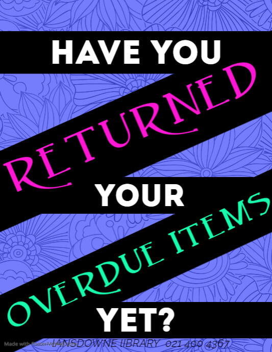Availability reminder | PosterMyWall