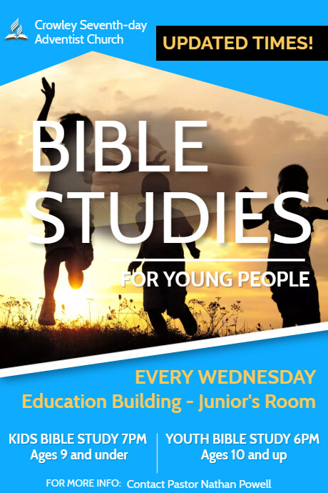 children bible study flyer | PosterMyWall