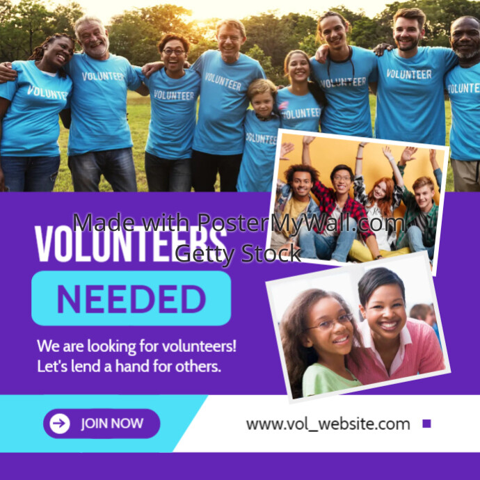 volunteer needed advertisement