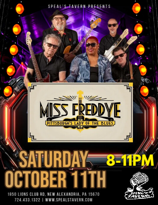 Miss Freddye LIVE at Speal's