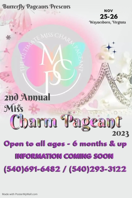 Pageant Flyer Template PosterMyWall