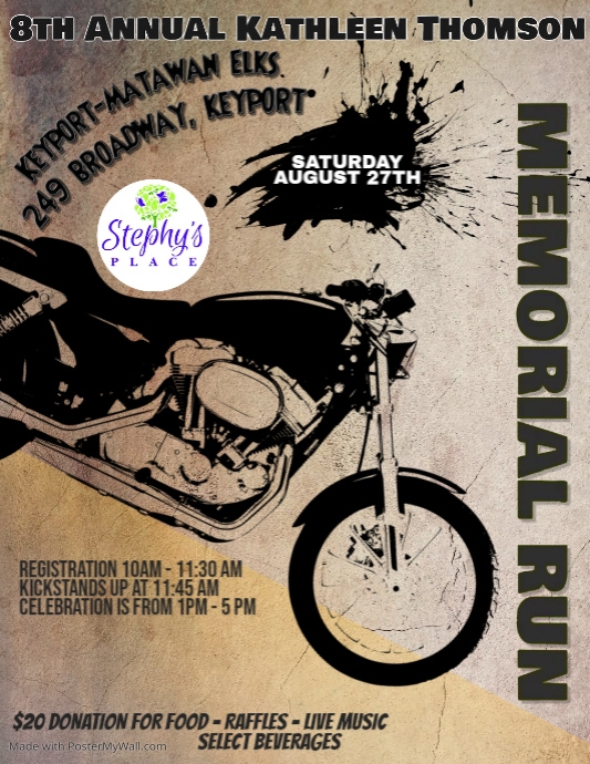 Copy of motorcycle run rally flyer template | PosterMyWall