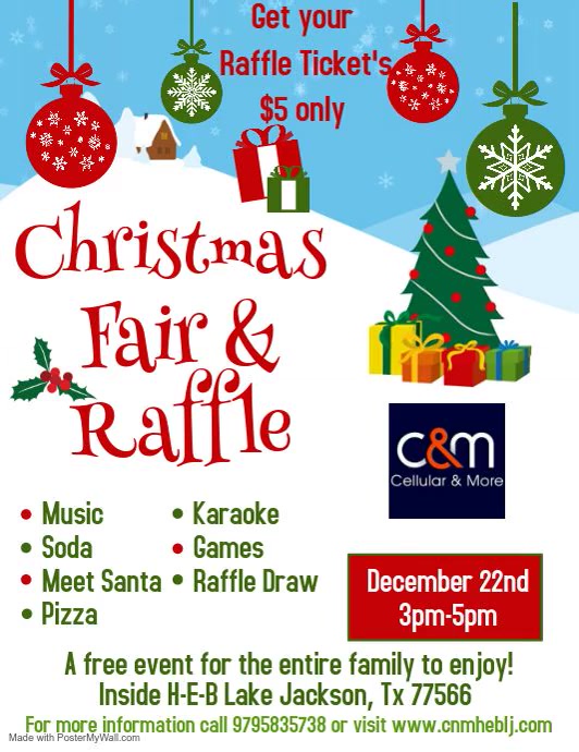 Copy of Christmas Fair & Raffle | PosterMyWall