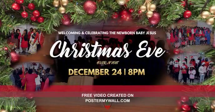 Copy of Copy of Brown Christmas Invite Facebook Event Cover | PosterMyWall