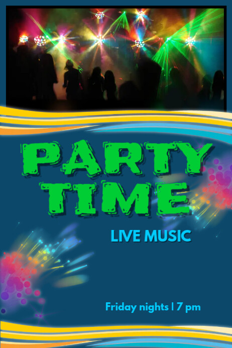 Party time Template | PosterMyWall