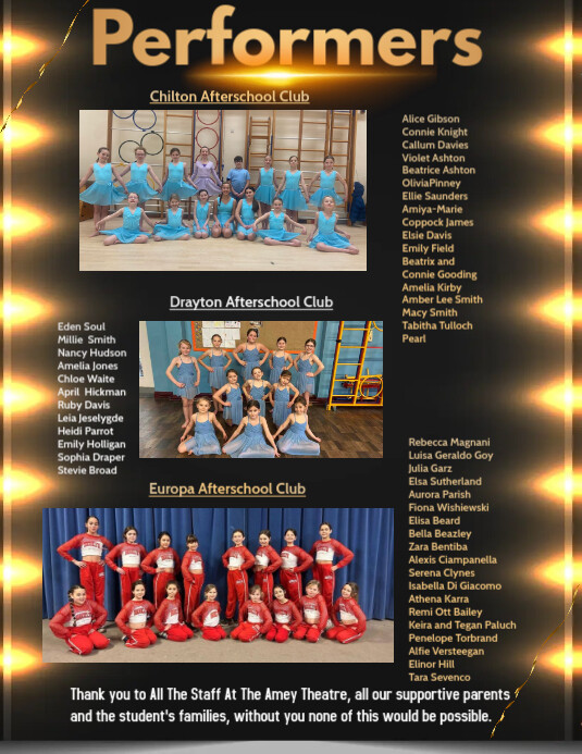 The Cast Show programme 3 | PosterMyWall