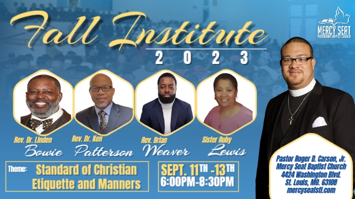 Fall Institute Program Fall Institute 2023 | PosterMyWall